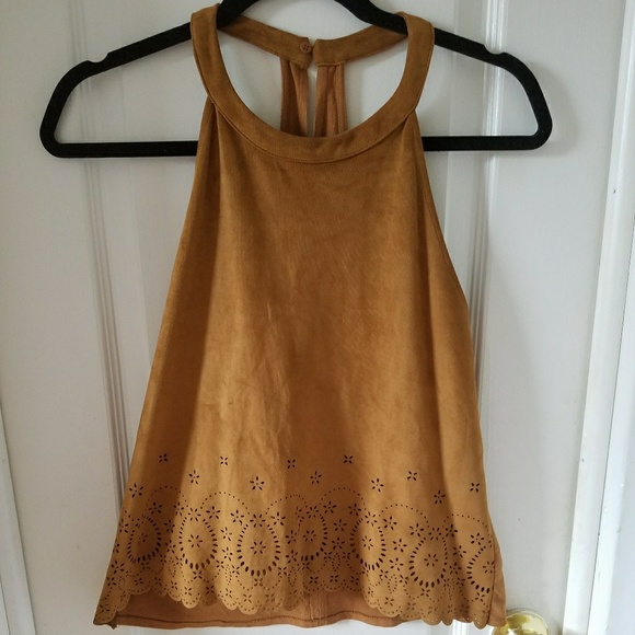 Zara suede top - Picture 1 of 4